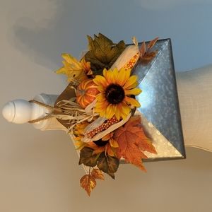 Fall Door/ Wall Wreath Hanging Accent Custom Home Autumn